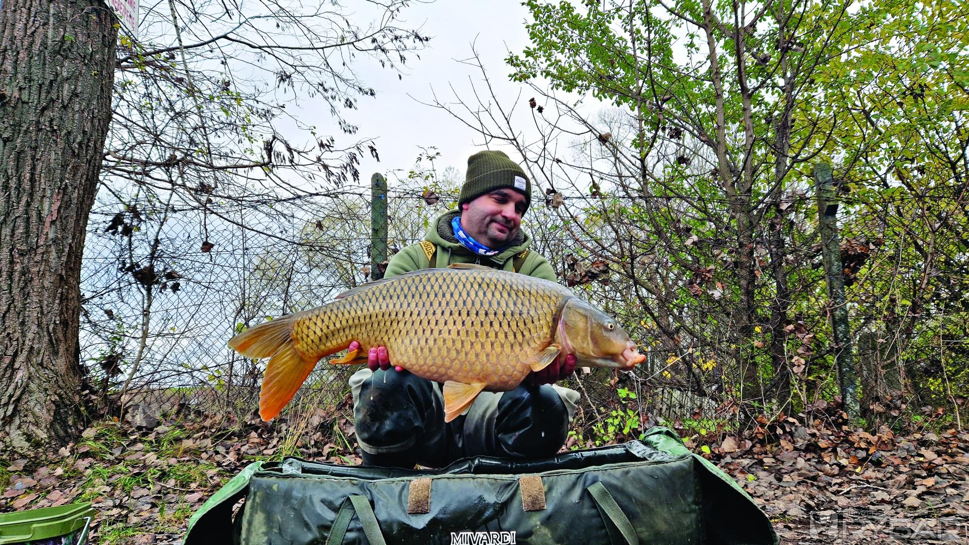 Kapor 11,20 kg prišiel 
na tretí, najchladnejší deň.